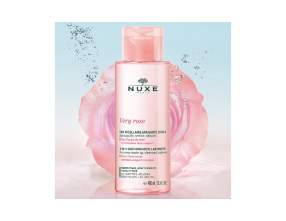 Nuxe Very Rose Agua micelar hidratante 3 en 1 400 ml