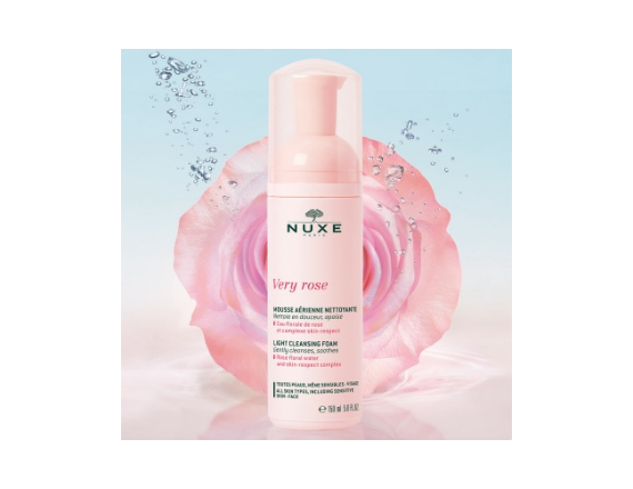Nuxe Very Rose Espuma limpiadora 150 ml